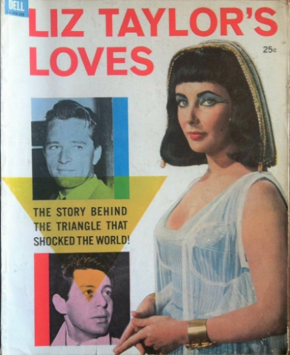 LIZ TAYLORS LOVES magazine side cover  1962