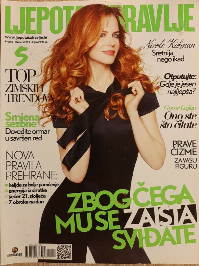 LJEPOTA ZDRAVLJE magazine side cover Issue 63  November 2013