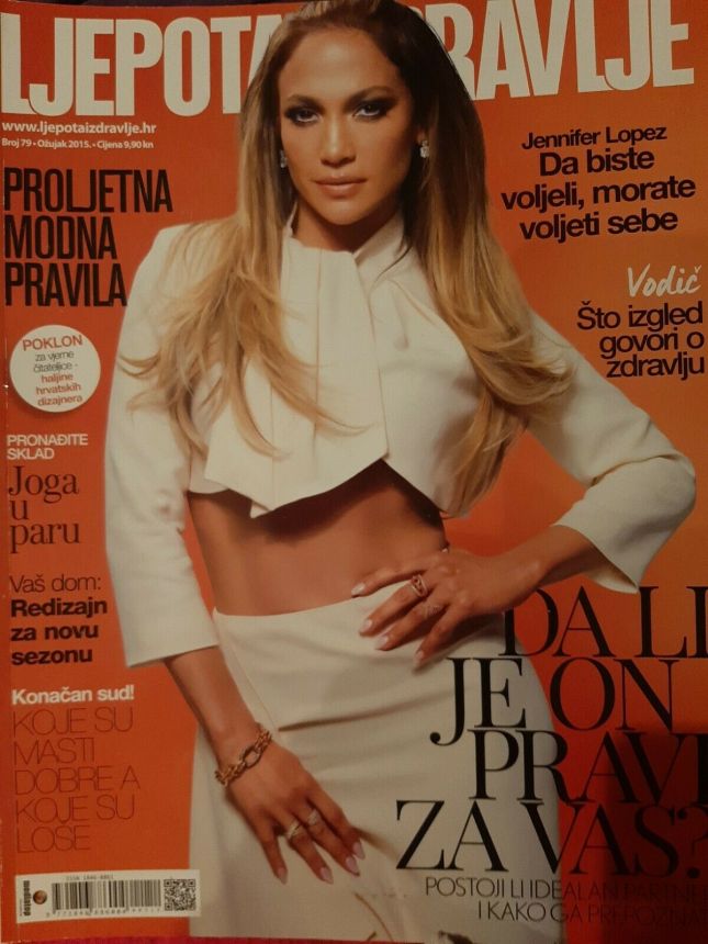 LJEPOTA ZDRAVLJE magazine side cover Issue 79  March 2015