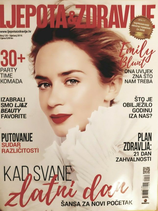 LJEPOTA ZDRAVLJE magazine side cover Issue 125  January 2019