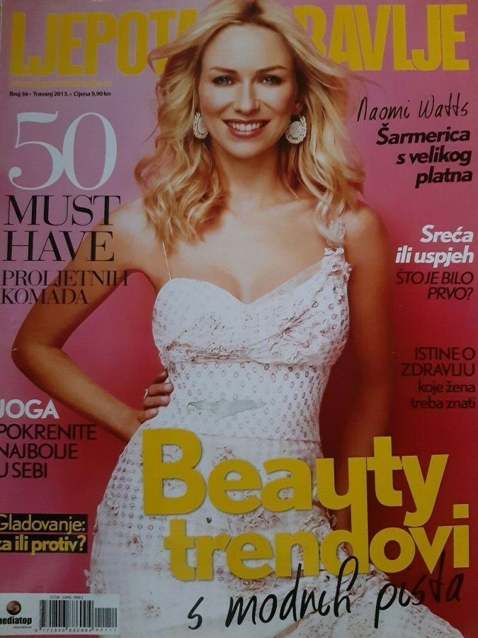 LJEPOTA ZDRAVLJE magazine side cover Issue 56  April 2013