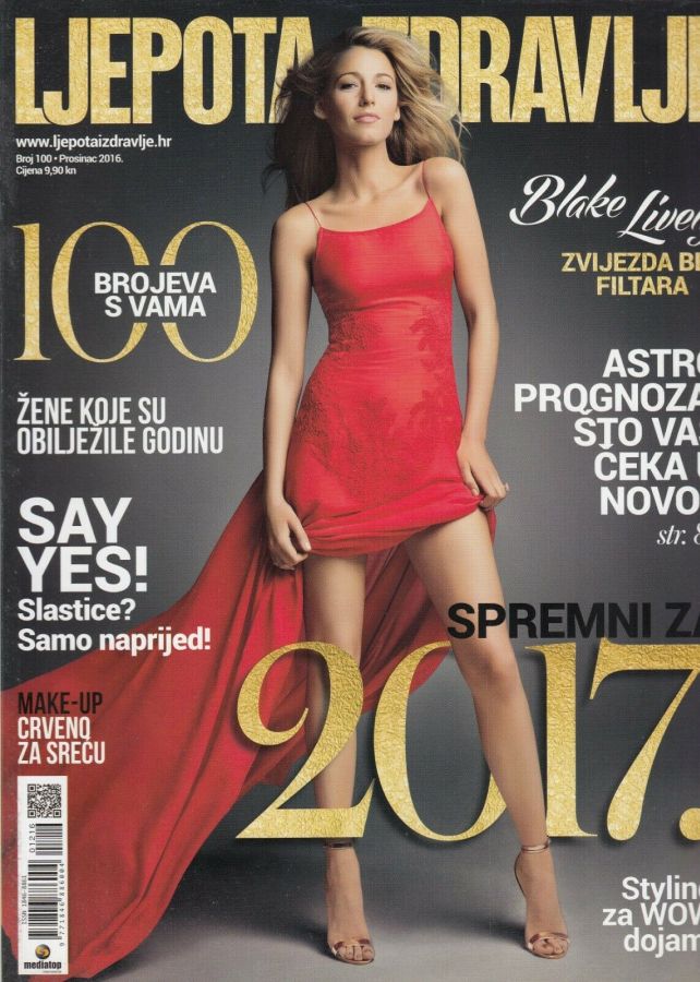 LJEPOTA ZDRAVLJE magazine side cover Issue 100  December 2016