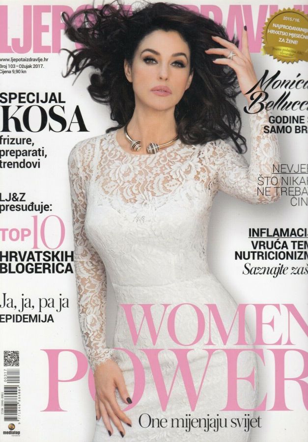 LJEPOTA ZDRAVLJE magazine side cover Issue 103  March 2017