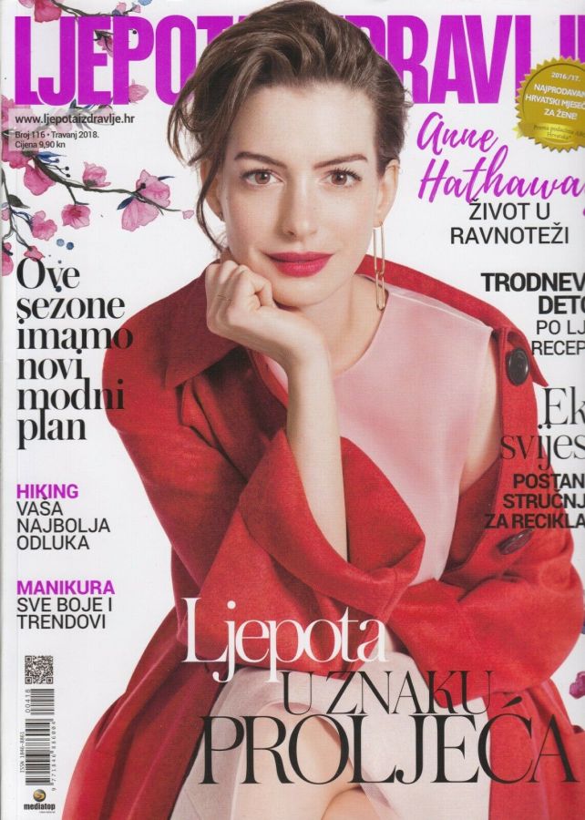 LJEPOTA ZDRAVLJE magazine side cover Issue 116  April 2018
