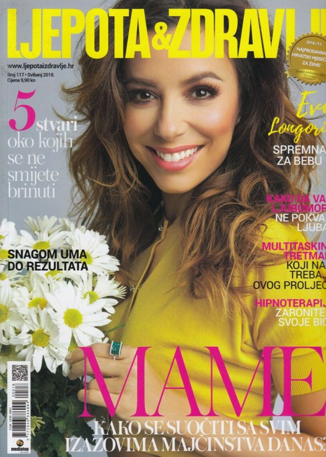LJEPOTA ZDRAVLJE magazine side cover Issue 117  May 2018