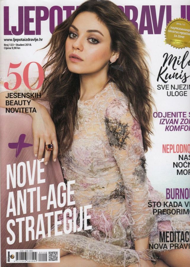 LJEPOTA ZDRAVLJE magazine side cover Issue 123  November 2018
