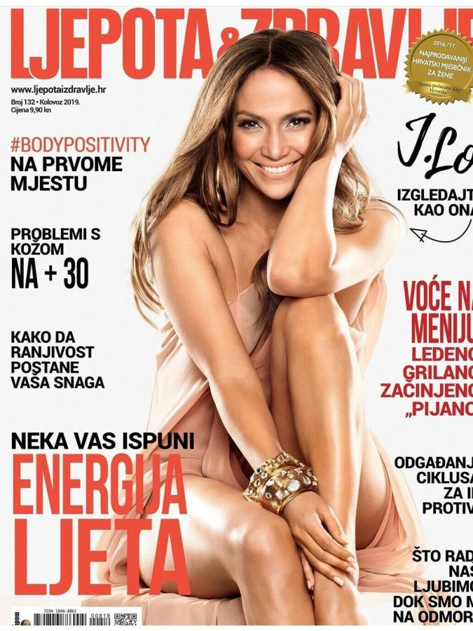 LJEPOTA ZDRAVLJE magazine side cover Issue 132  August 2019