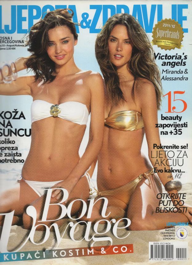 LJEPOTA I ZDRAVLJE BOSNIA magazine side cover  August 2012