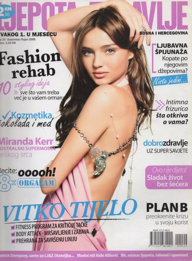 LJEPOTA ZDRAVLJE magazine side cover Issue 20  September/October 2009