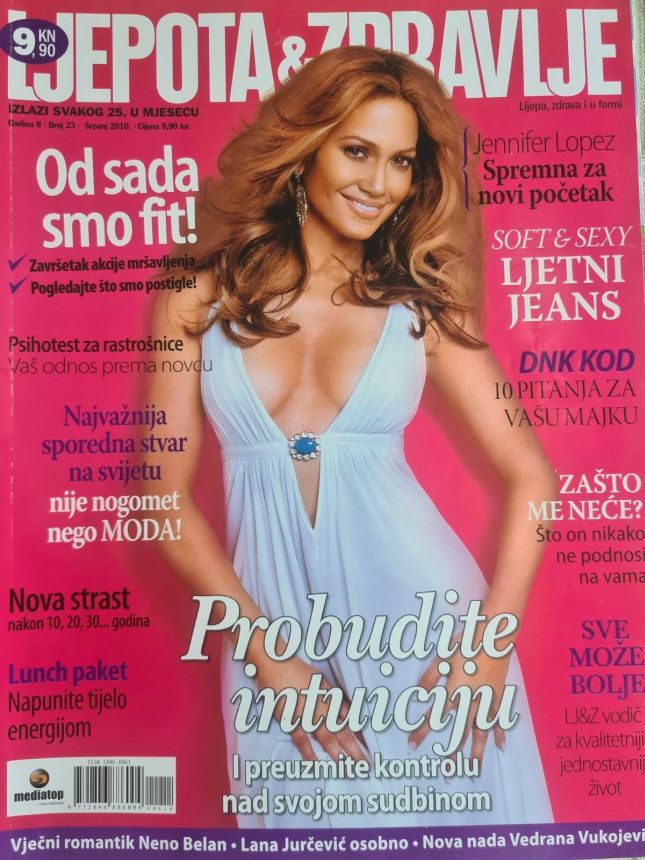 LJEPOTA ZDRAVLJE magazine side cover Issue 23  July 2010