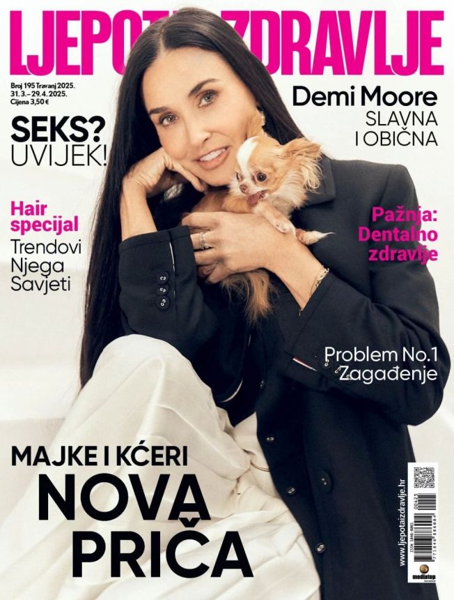 LJEPOTA ZDRAVLJE magazine side cover Issue 195  April 2025