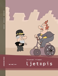 HRVATSKI FILMSKI LJETOPIS magazine side cover Issue 65-6  2011