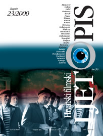 HRVATSKI FILMSKI LJETOPIS magazine side cover Issue 23  2002