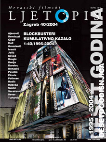 HRVATSKI FILMSKI LJETOPIS magazine side cover Issue 40  2004
