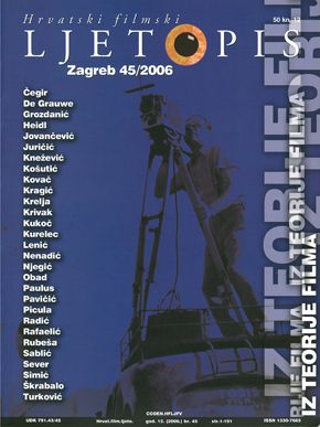 HRVATSKI FILMSKI LJETOPIS magazine side cover Issue 45  2006
