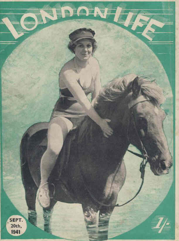 LONDON LIFE magazine side cover 20 September 1941