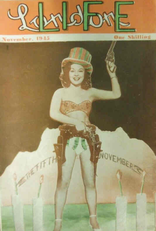LONDON LIFE magazine side cover  November 1945