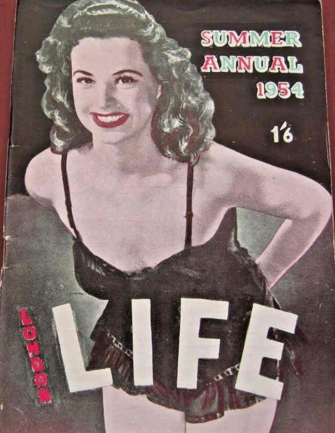 LONDON LIFE magazine side cover Summer 1954