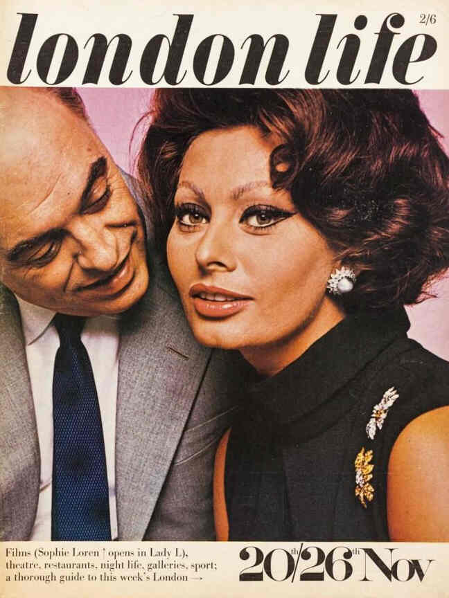 LONDON LIFE magazine side cover 20 November 1965