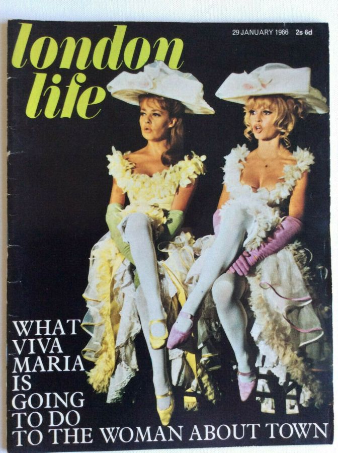 LONDON LIFE magazine side cover 29 January 1966