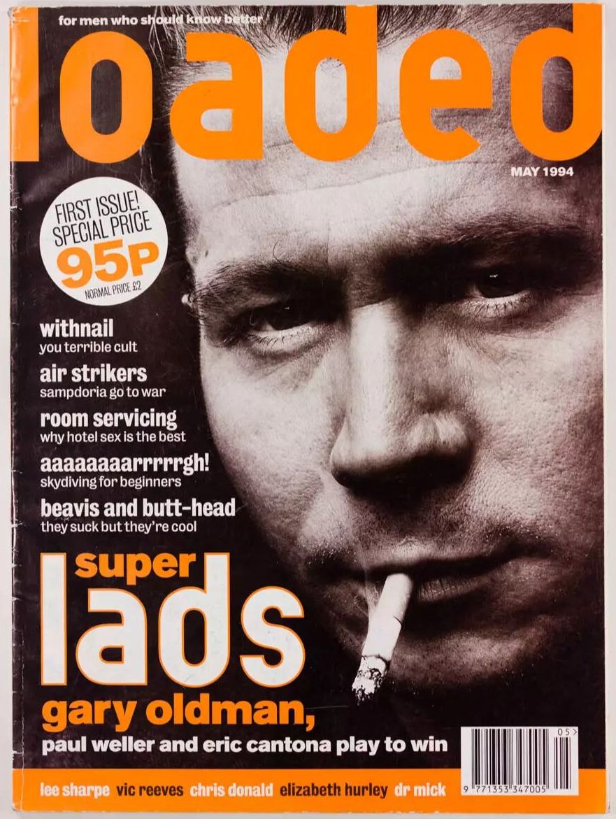 LOADED UK magazine side cover Issue 1  May 1994