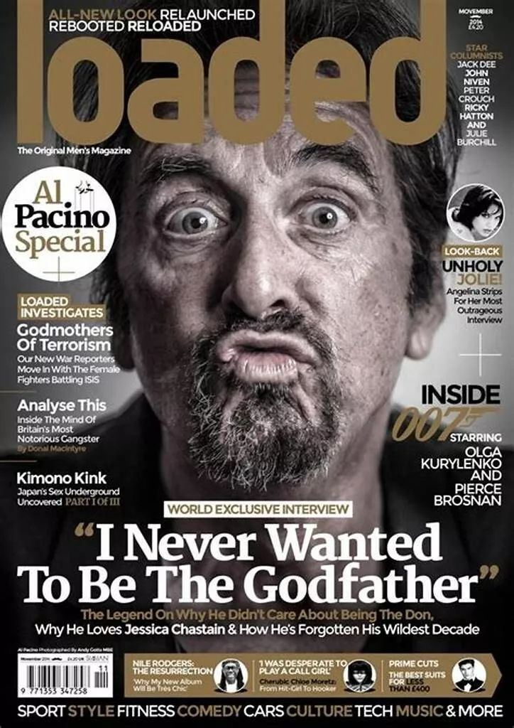 LOADED UK magazine side cover  November 2014