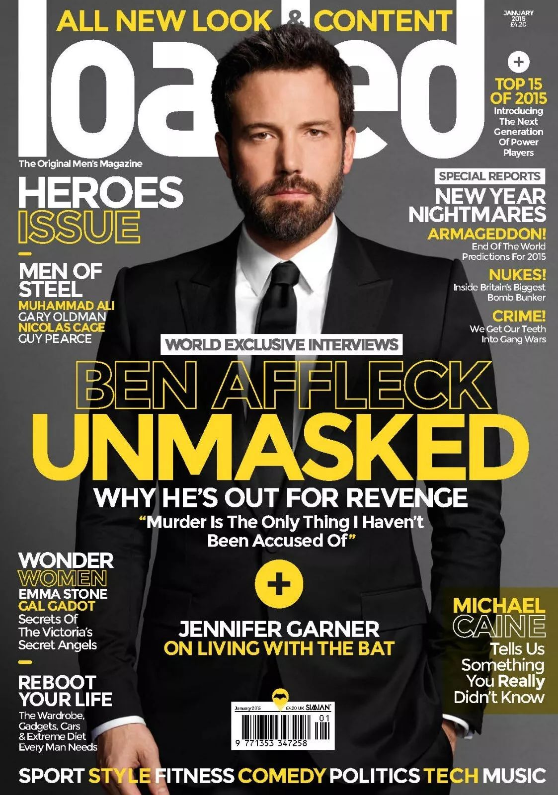 LOADED UK magazine side cover  January 2015