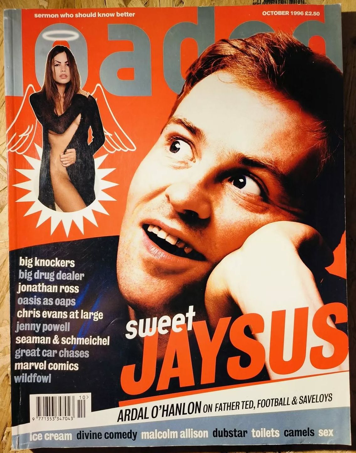 LOADED UK magazine side cover  October 1996