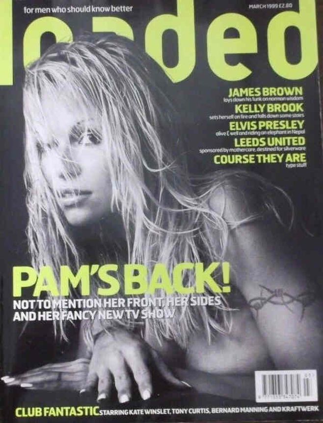LOADED UK magazine side cover  March 1999