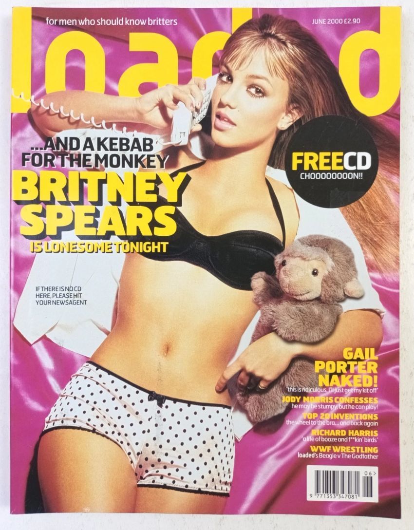 LOADED UK magazine side cover  June 2000