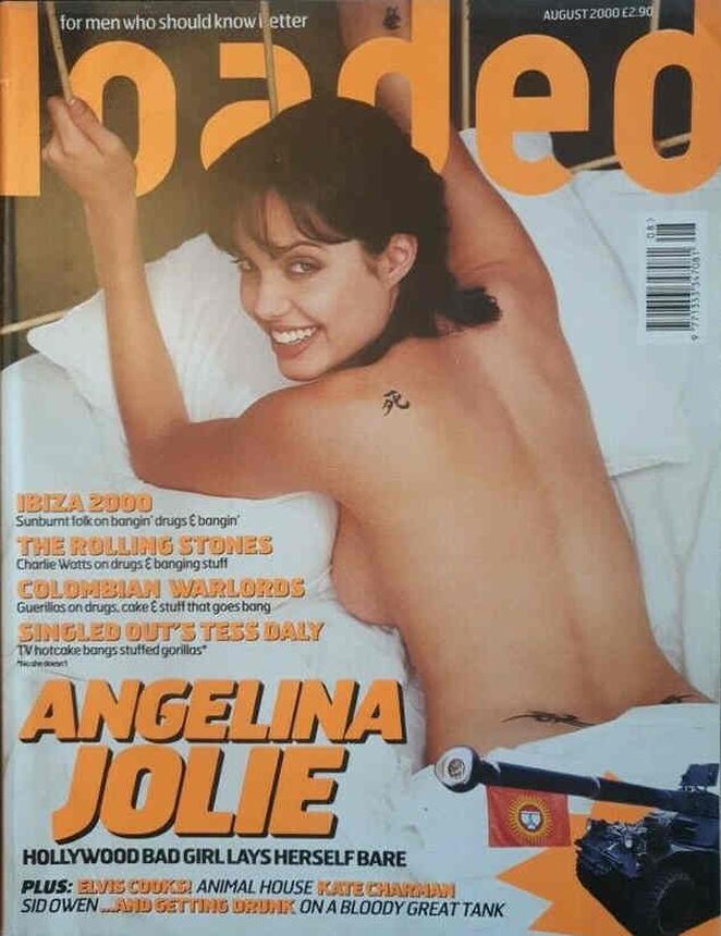 LOADED UK magazine side cover  August 2000