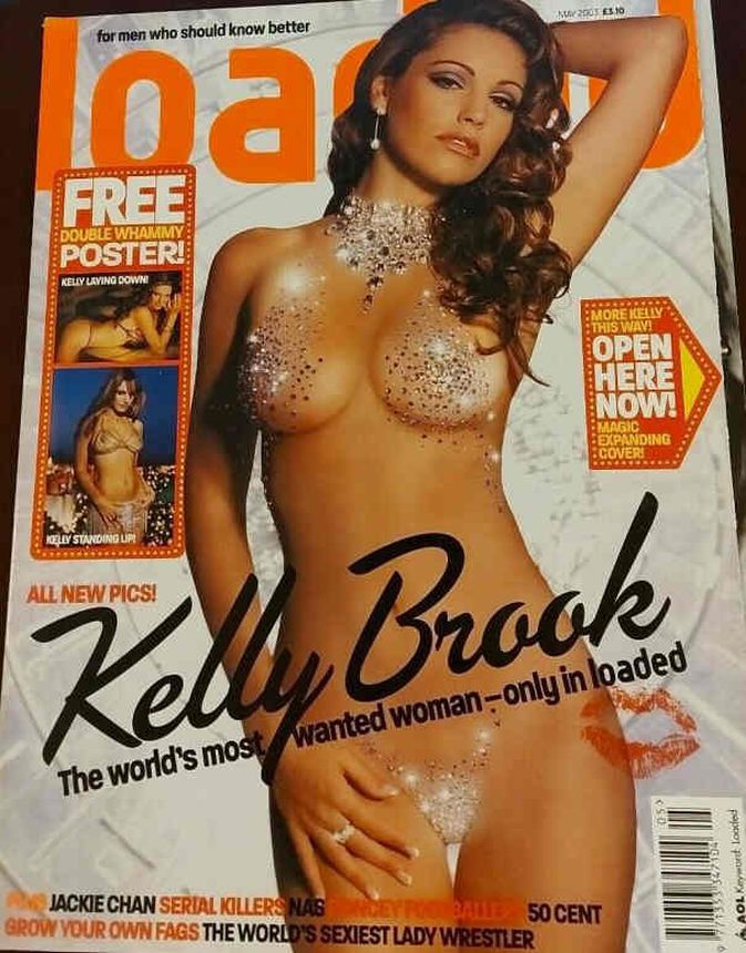 LOADED UK magazine side cover  May 2003
