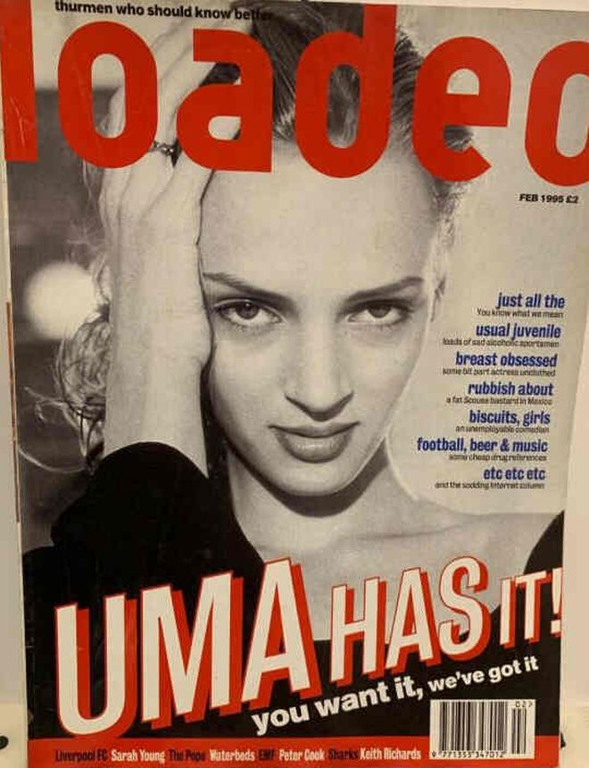 LOADED UK magazine side cover  February 1995