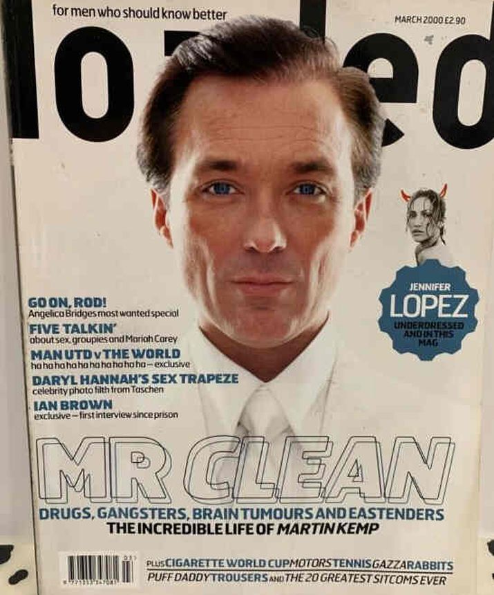 LOADED UK magazine side cover  March 2000