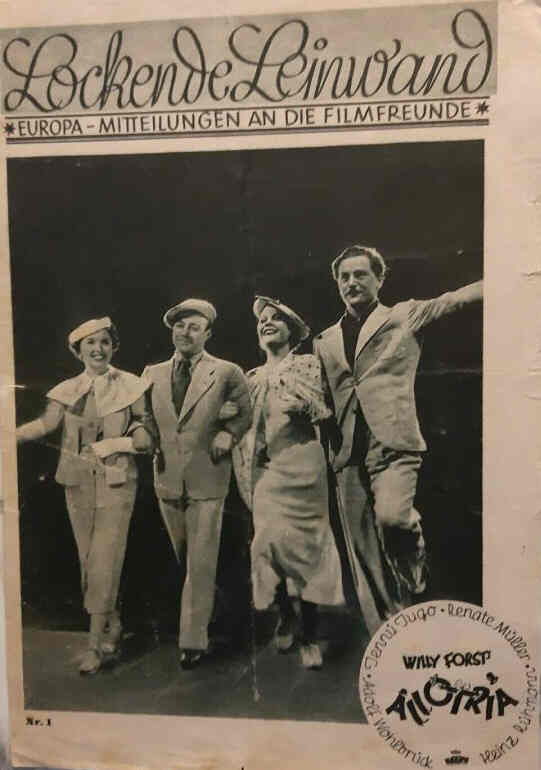 LOCKENDE LEINWAND magazine side cover Issue 1   1936