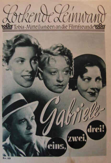 LOCKENDE LEINWAND magazine side cover Issue 23  1937