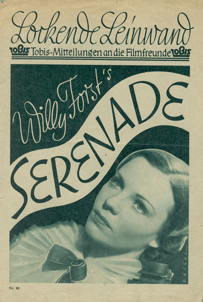 LOCKENDE LEINWAND magazine side cover Issue 40  1937