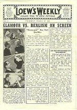 LOEWS WEEKLY magazine side cover 16 March 1938