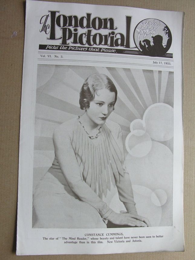 LONDON PICTORIAL | THE magazine side cover 17 July 1933