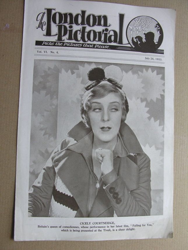 LONDON PICTORIAL | THE magazine side cover 24 July 1933