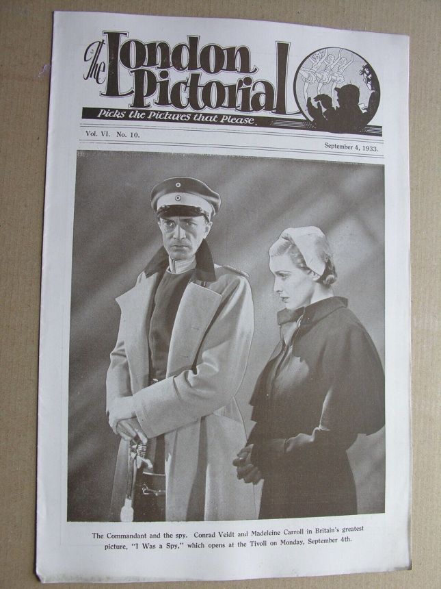 LONDON PICTORIAL | THE magazine side cover 4 September 1933