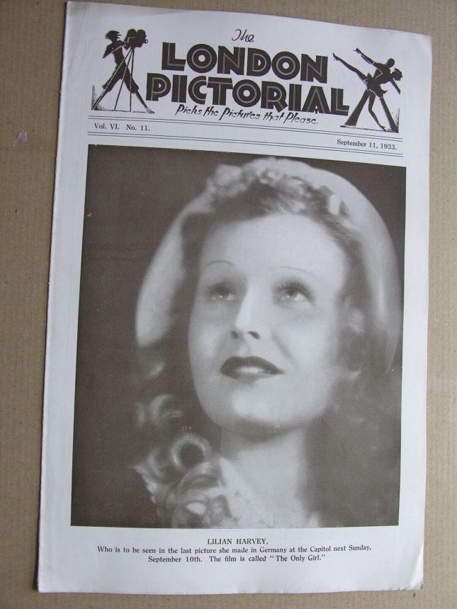 LONDON PICTORIAL | THE magazine side cover 11 September 1933
