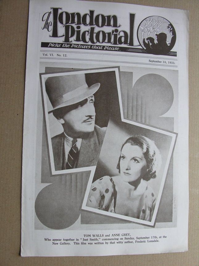 LONDON PICTORIAL | THE magazine side cover 18 September 1933