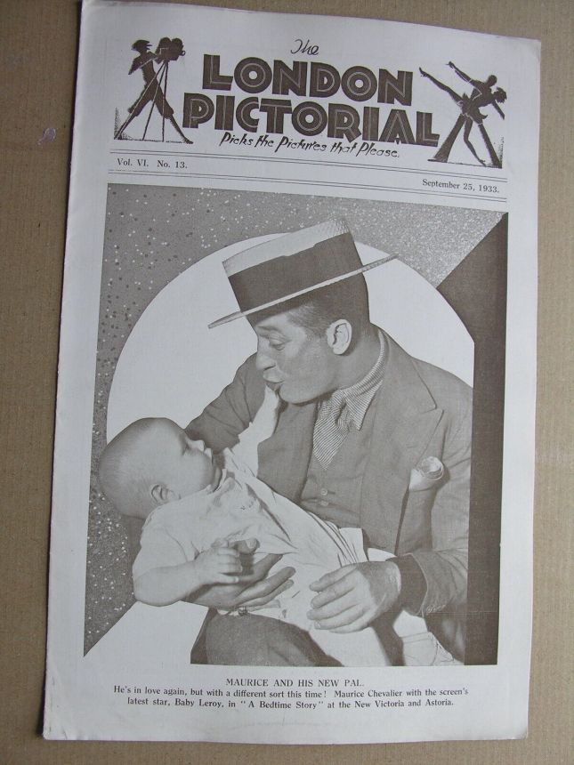 LONDON PICTORIAL | THE magazine side cover 25 September 1933