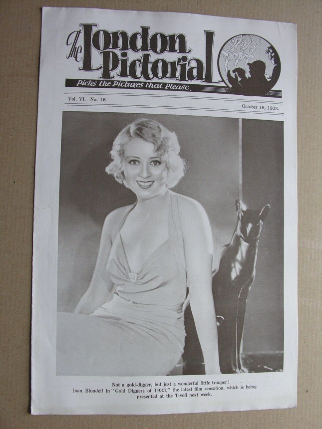 LONDON PICTORIAL | THE magazine side cover 16 October 1933