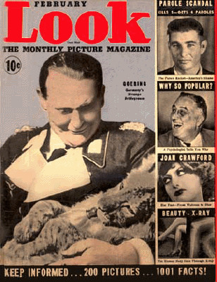 LOOK 1937 magazine side cover  Vol 1 No  2  February 1937