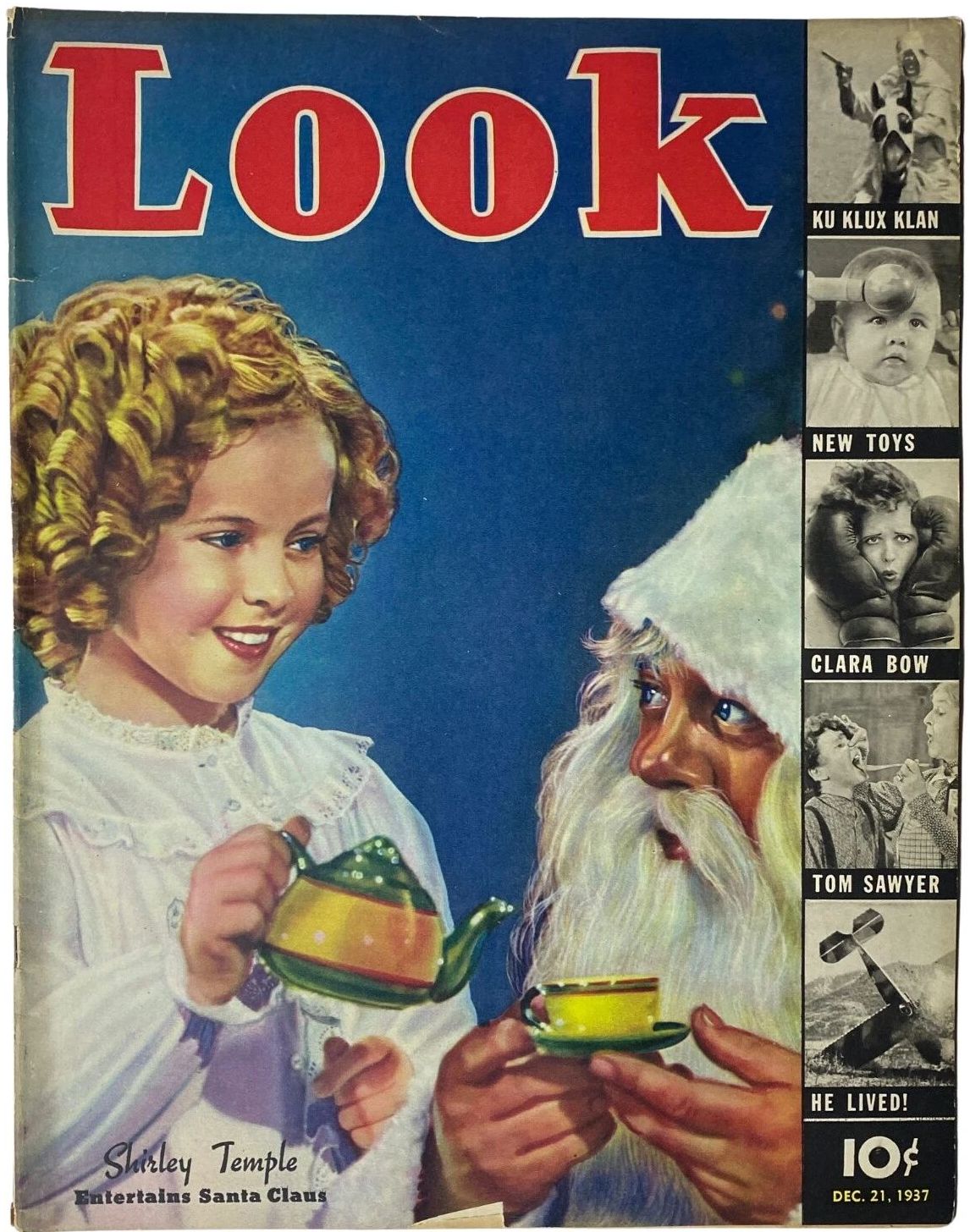 LOOK 1937 magazine cover 21 December 1937