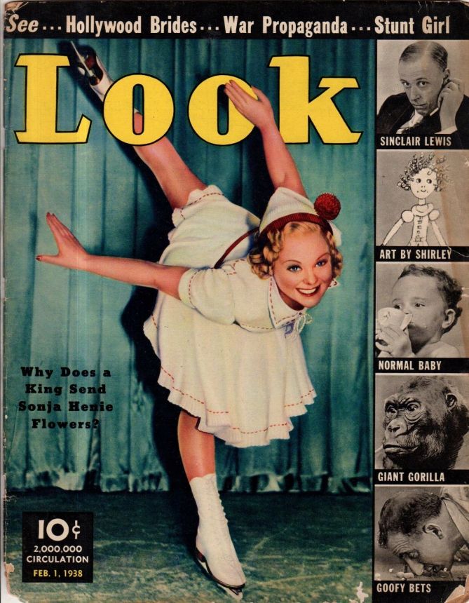LOOK 1937 magazine side cover 1 February 1938