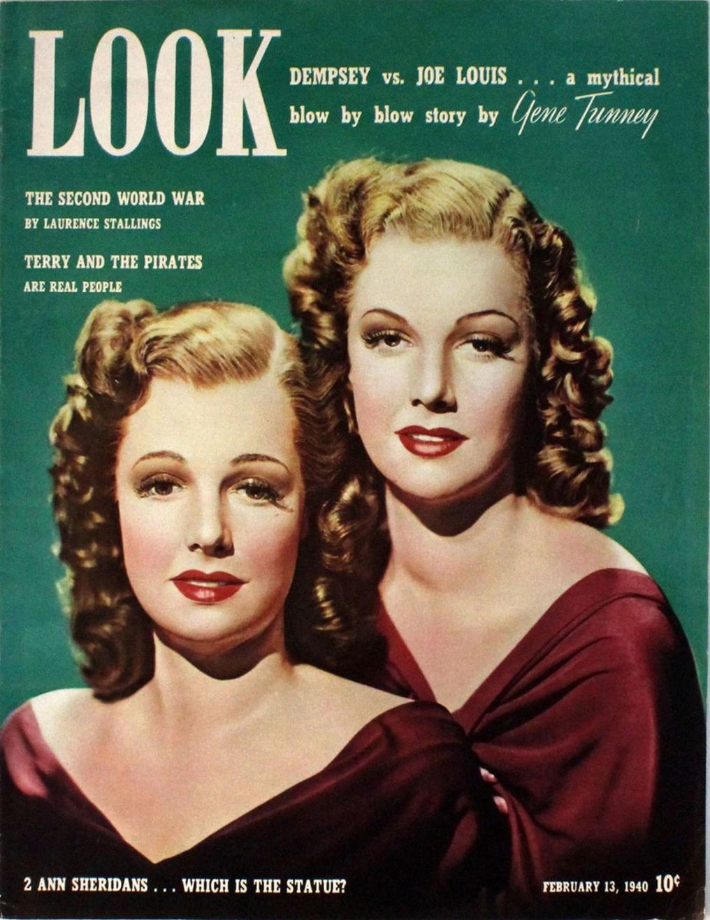 LOOK 1937 magazine side cover 13 February 1940