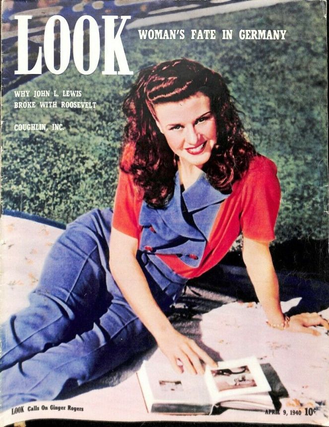 LOOK 1937 magazine side cover 9 April 1940